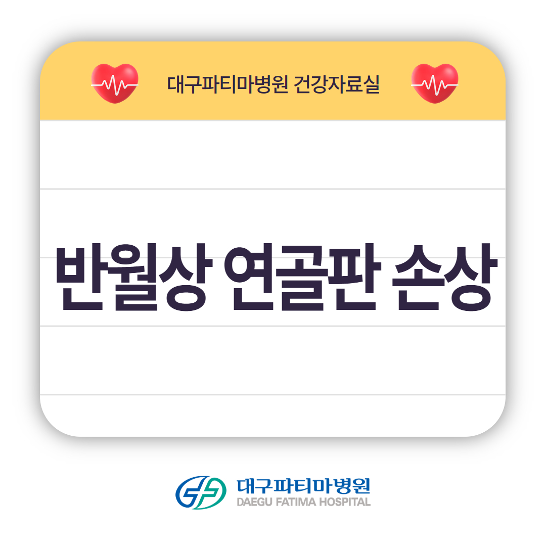 반월상 연골판 손상 관련이미지